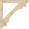 Ekena Millwork Merced Arts & Crafts Rough Sawn Bracket, Douglas Fir, 4"W x 42"D x 42"H BKT04X42X42MRC03RDF - alternate 2